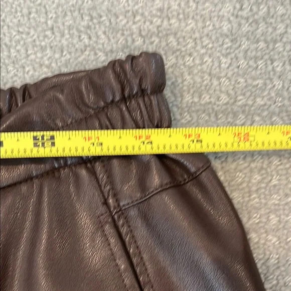 Pilcro Chocolate Brown Faux Leather Pants - Picture 6 of 7